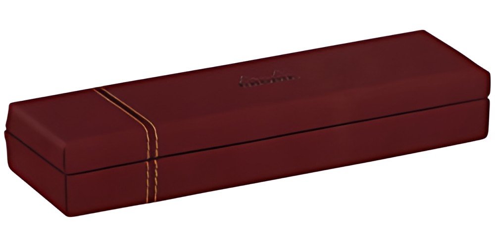 RHODIA Plumier, en simili cuir, lie de vin