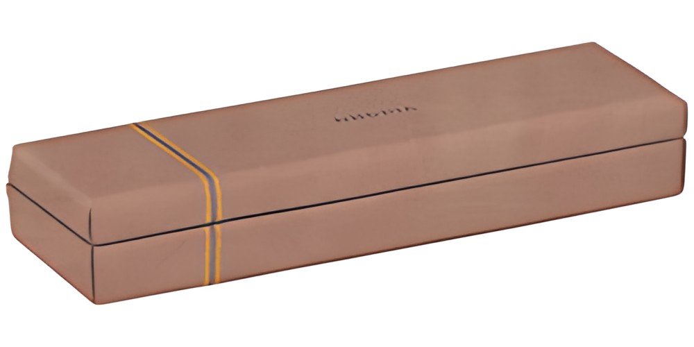 RHODIA Plumier, en simili cuir, bois de rose