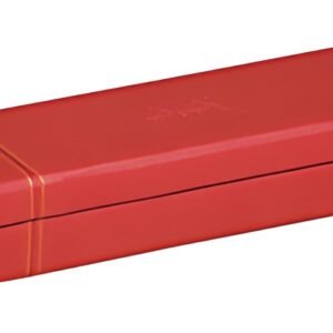 RHODIA Plumier, en simili cuir, coquelicot