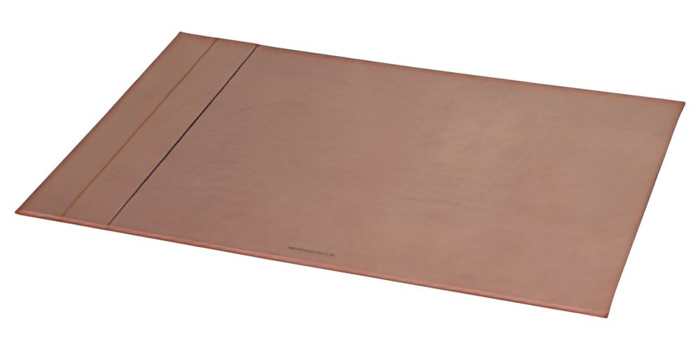 RHODIA Sous-main, en similicuir, bois de rose