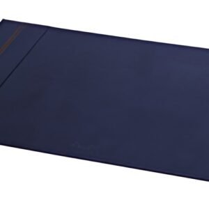 RHODIA Sous-main, en similicuir, bleu nuit