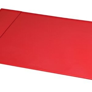 RHODIA Sous-main, en similicuir, coquelicot