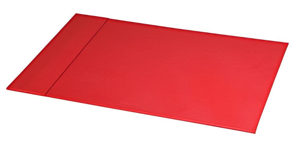 RHODIA Sous-main, en similicuir, coquelicot
