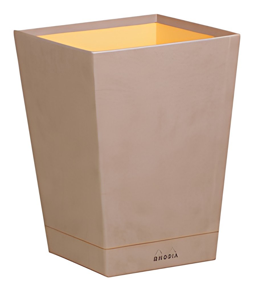 RHODIA Corbeille à papier RHODIARAMA, taupe