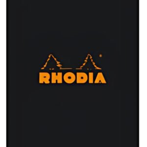 RHODIA Bloc spiralé No. 16, format A5, pointillé dot, noir