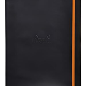 RHODIA Carnet souple RHODIARAMA, B5, ligné, noir