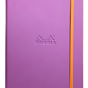 RHODIA Carnet rigide RHODIARAMA, A5, ligné, lilas
