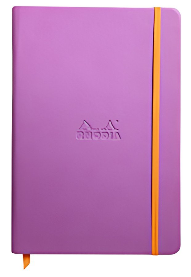 RHODIA Carnet rigide RHODIARAMA, A5, ligné, lilas