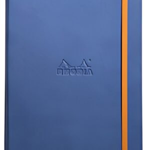 RHODIA Carnet rigide RHODIARAMA, A5, ligné, bleu saphir