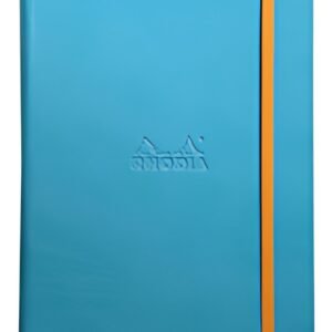 RHODIA Carnet rigide RHODIARAMA, A5, ligné, turquoise
