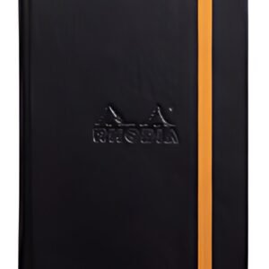 RHODIA Carnet rigide RHODIARAMA, 90 x 140 mm, ligné, noir