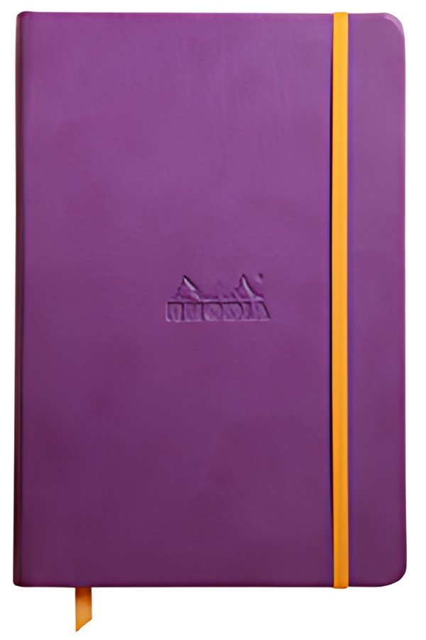 RHODIA Carnet rigide RHODIARAMA, A5, ligné, violet