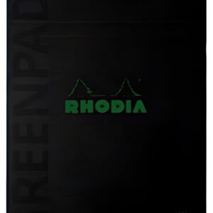 RHODIA Bloc-notes GREENPAD, A4+, ligné, noir