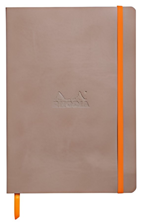 RHODIA Carnet souple RHODIARAMA, A5, quadrillé, taupe