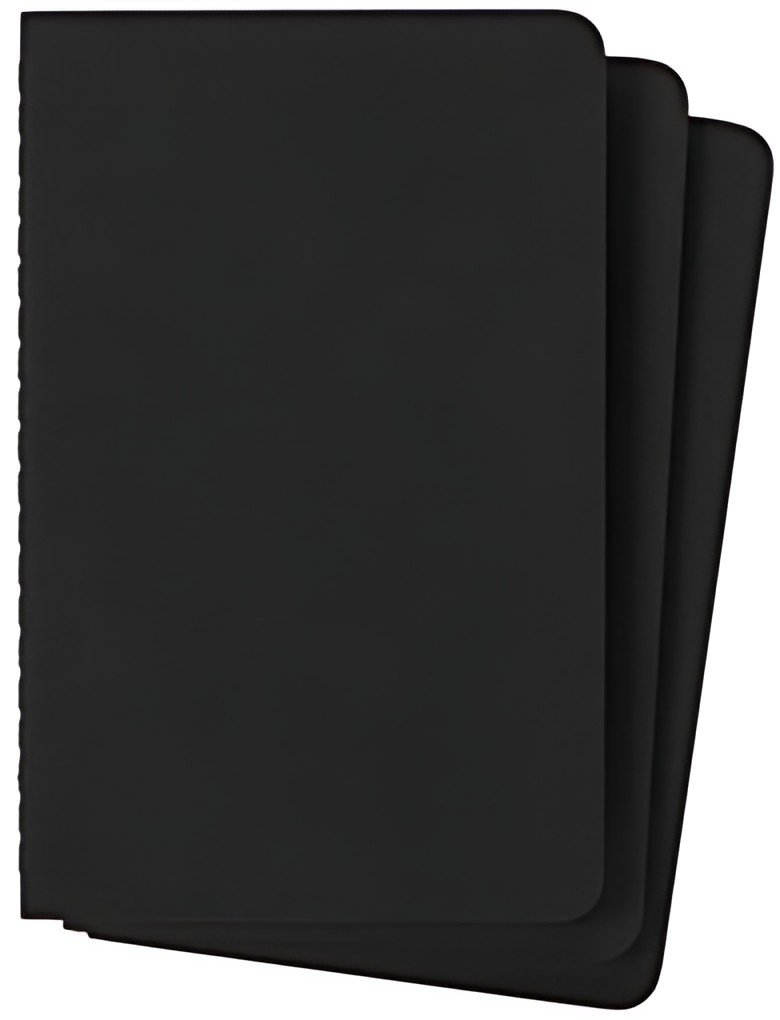MOLESKINE Cahier, L/A5, quadrillé, carton, noir