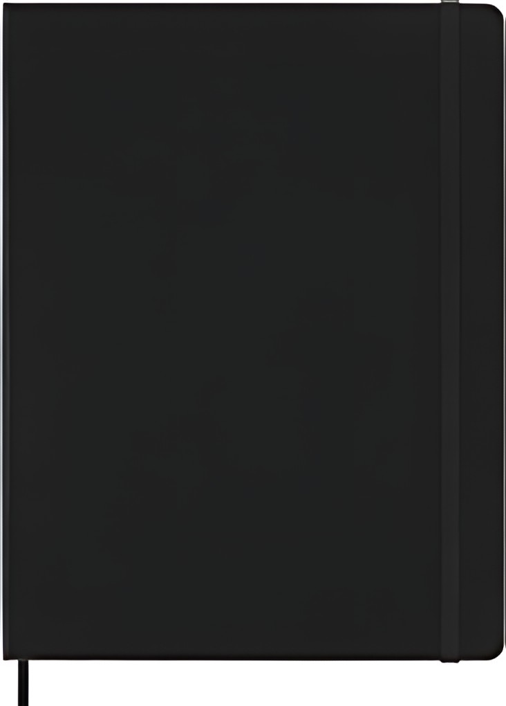 MOLESKINE Carnet rigide, XL, uni, noir