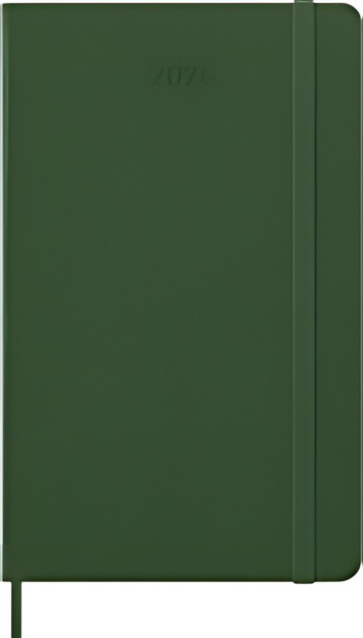 MOLESKINE Agenda 2026, semainier, L/A5, rigide, vert