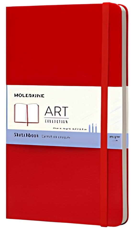 MOLESKINE Carnet de croquis, L/A5, 165 g/m2, rigide, rouge