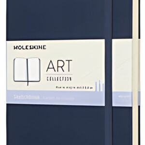 MOLESKINE Carnet de croquis, L/A5, 165 g/m2, rigide, bleu