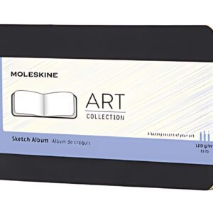 MOLESKINE Album de croquis, L/A5, 120 g/m2, carton, noir