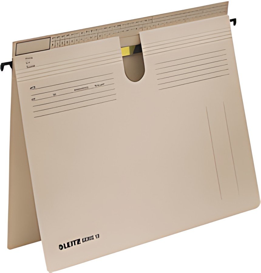 LEITZ dossiers suspendus SERIE 18, carton manille 250 g/m2,