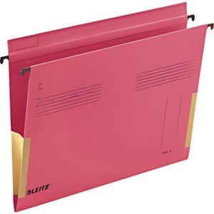 LEITZ Dossiers suspendus SERIE 18, A4, avec soufflets, rouge