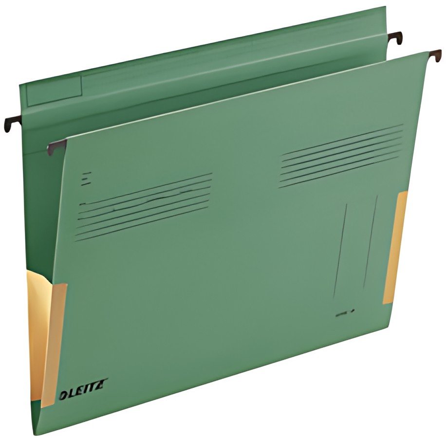 LEITZ dossiers suspendus SERIE 18, A4, avec soufflets, vert