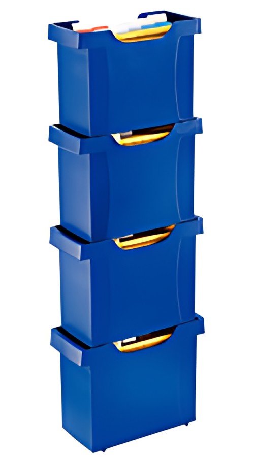 LEITZ Bac de rangement pour dossiers suspendus Uni Plus,