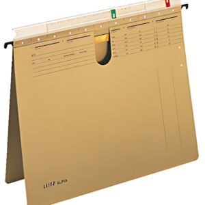LEITZ Dossiers suspendus ALPHA, A4, avec glissière, soude