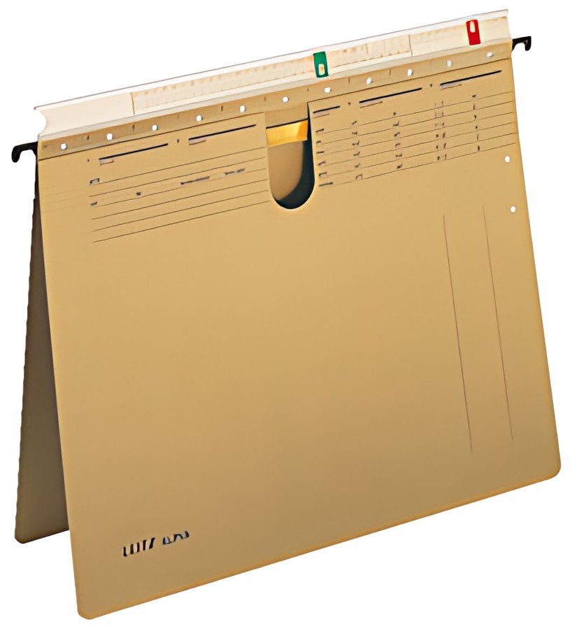 LEITZ Dossiers suspendus ALPHA, A4, avec glissière, soude