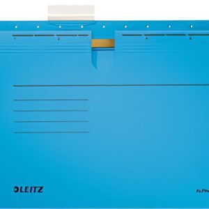LEITZ Dossiers suspendus ALPHA, A4, reliure commerciale,bleu