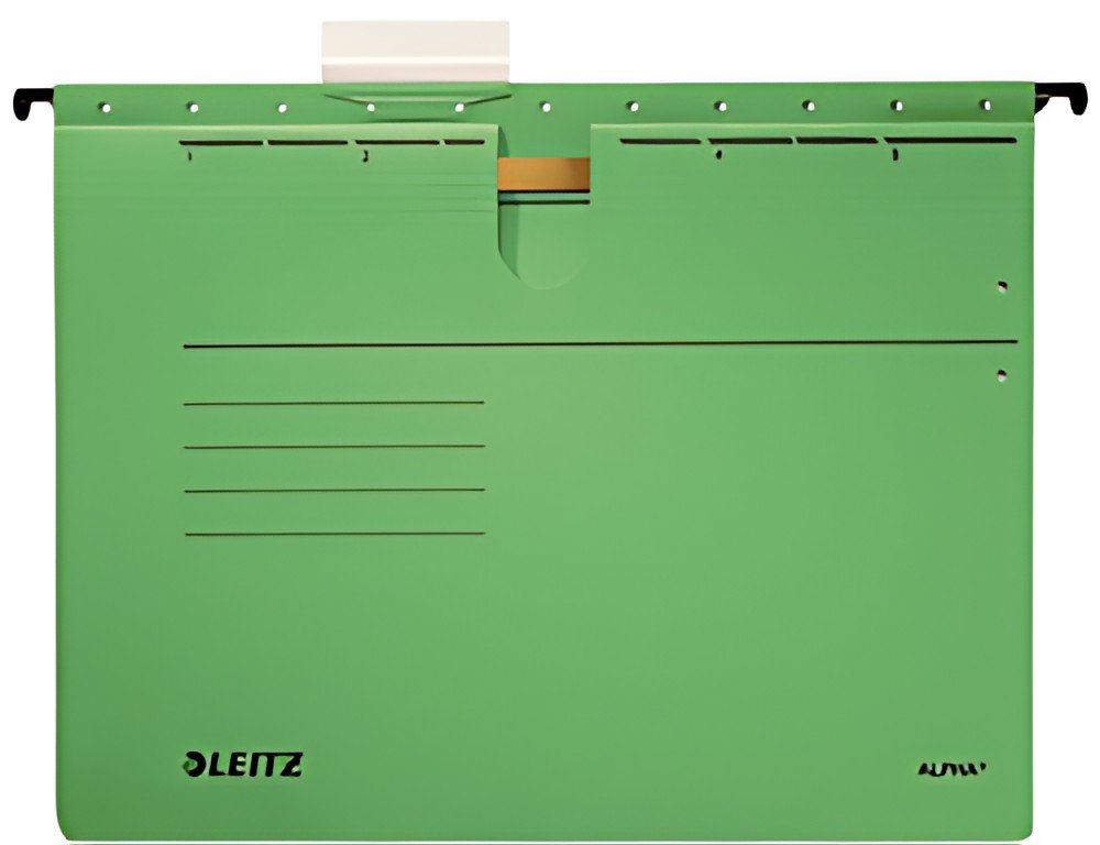 LEITZ Dossiers suspendus ALPHA, A4, reliure commerciale vert