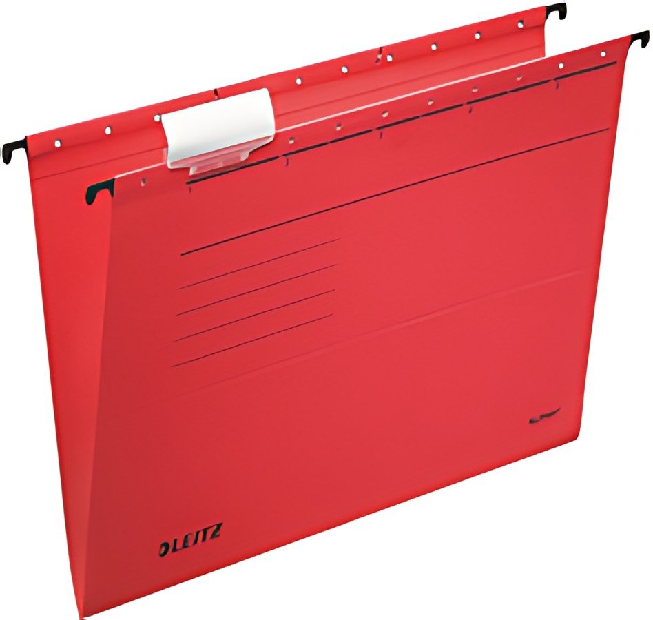 LEITZ Dossiers suspendus ALPHA, A4, ouvert latéralement,