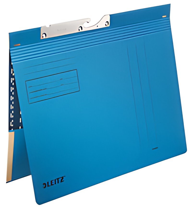 LEITZ Dossiers suspendus, avec pochette, format A4, bleu
