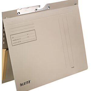 LEITZ dossiers suspendus A4, reliure commerciale, gris