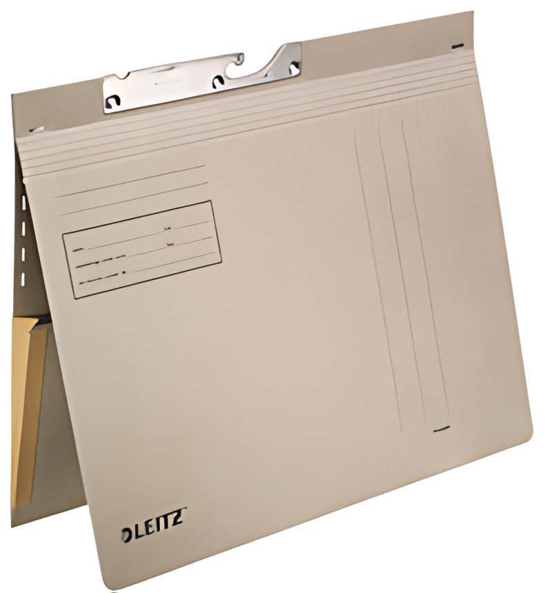 LEITZ dossiers suspendus A4, reliure commerciale, gris