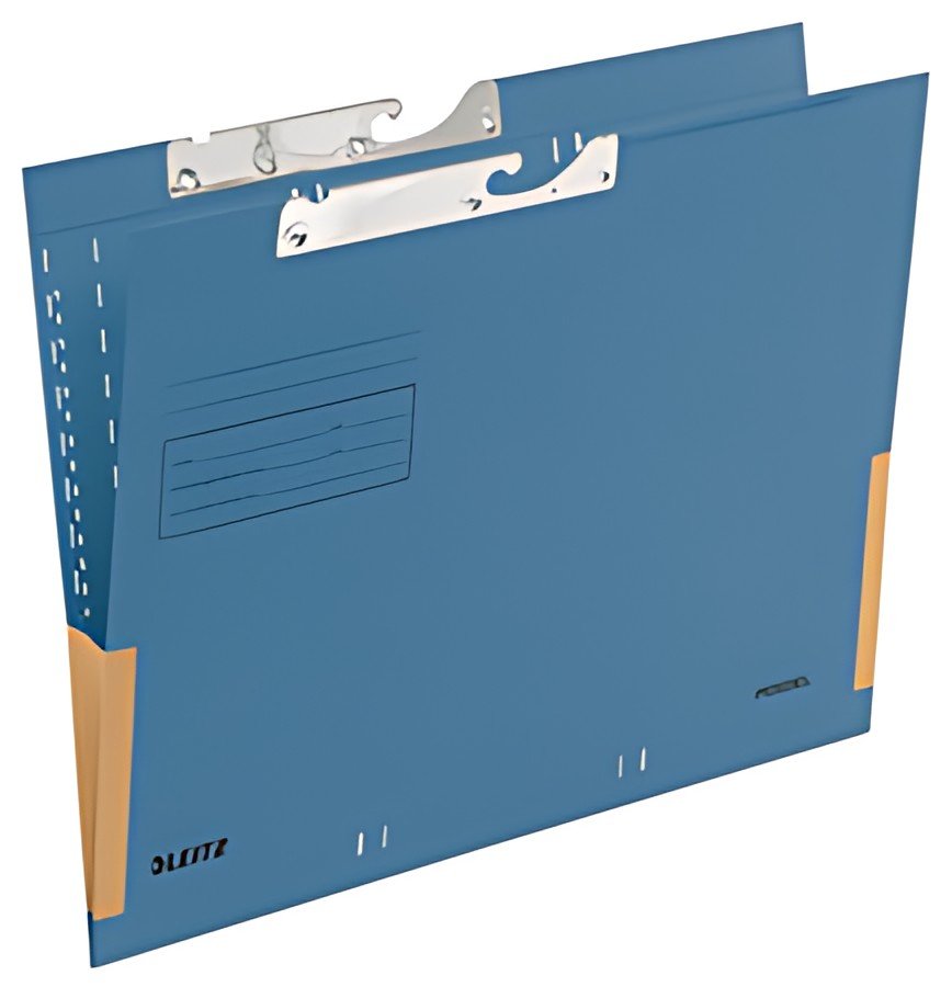LEITZ dossiers suspendus, A4, avec soufflets, bleu