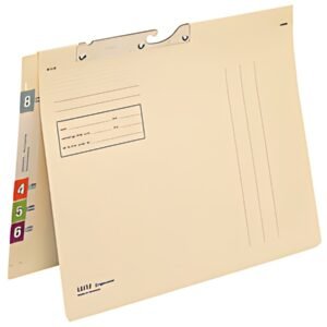 LEITZ Dossier suspendu Orgacolor, A4, avec reliure PVC