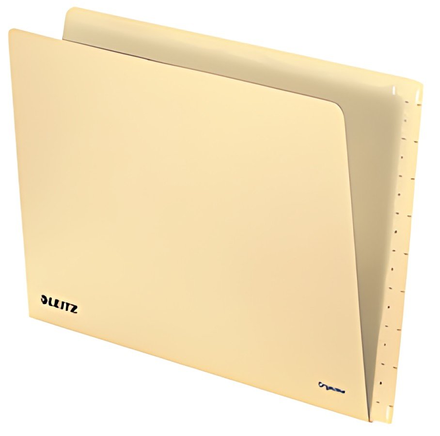 LEITZ Sous-dossier Orgacolor, A4, avec onglet, jaune chamois