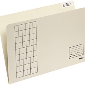 LEITZ Sous-dossier simple avec grille imprimée, chamois