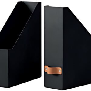 LEITZ Porte-revues Puro, A4, carton, set de 2, noir