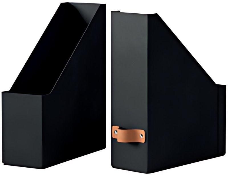 LEITZ Porte-revues Puro, A4, carton, set de 2, noir
