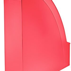 LEITZ Porte-revue Plus, A4, polystyrène, rouge translucide