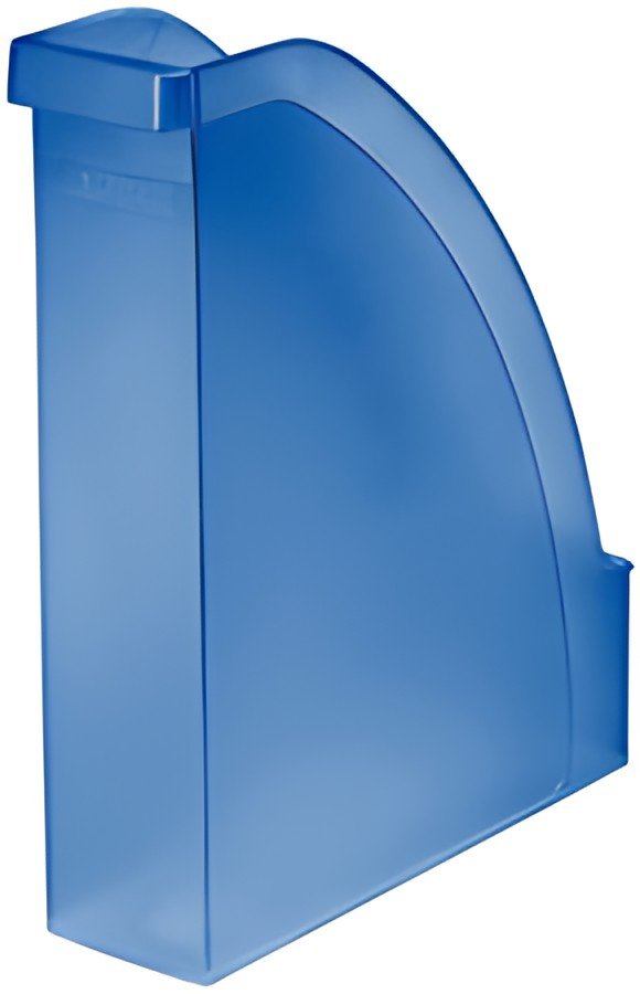 LEITZ Porte-revue Plus, A4, en polystyrène, bleu translucide