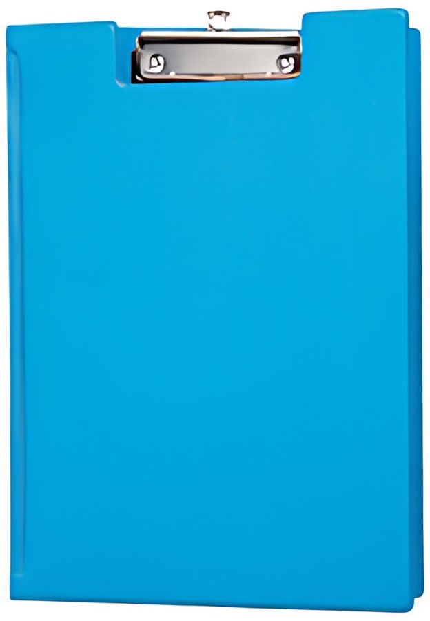 MAUL Porte-bloc à pince, plastifié, A4, bleu clair