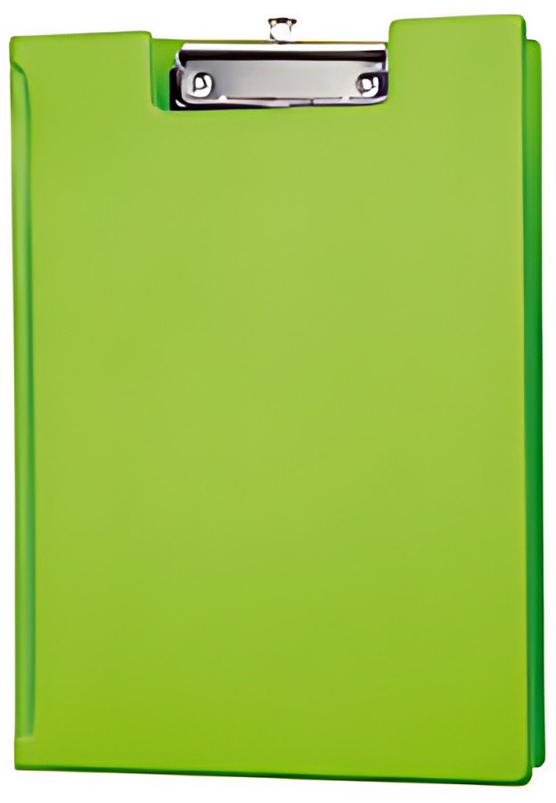 MAUL Porte-bloc à pince, plastifié, A4, vert clair