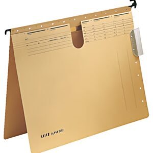 LEITZ dossiers suspendus ALPHA DUO, A4, reliure commerciale