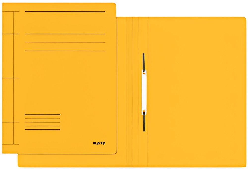 LEITZ chemises à lamelle Fresh, format A4, carton, jaune, en