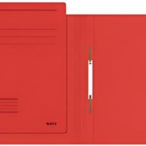 LEITZ chemise à lamelle Fresh, format A4, carton, rouge, en