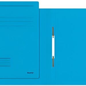 LEITZ chemise à lamelle Fresh, format A4, carton, bleu, en